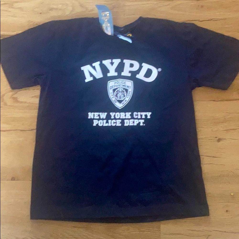 A New York City police shirt